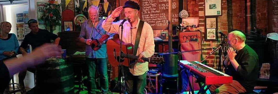 Band in performance in Broadstairs Folk Week